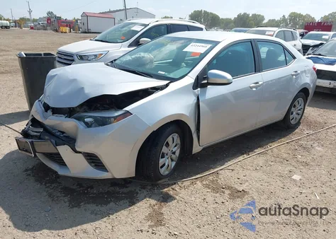 2016 Toyota Corolla Le from USA, damaged, VIN 2T1BURHE8GC572578